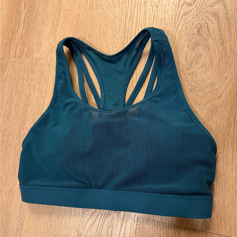 Teal Fabletics Sports Bra - New!